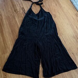 LoveStitch Black Halter Jumpsuit